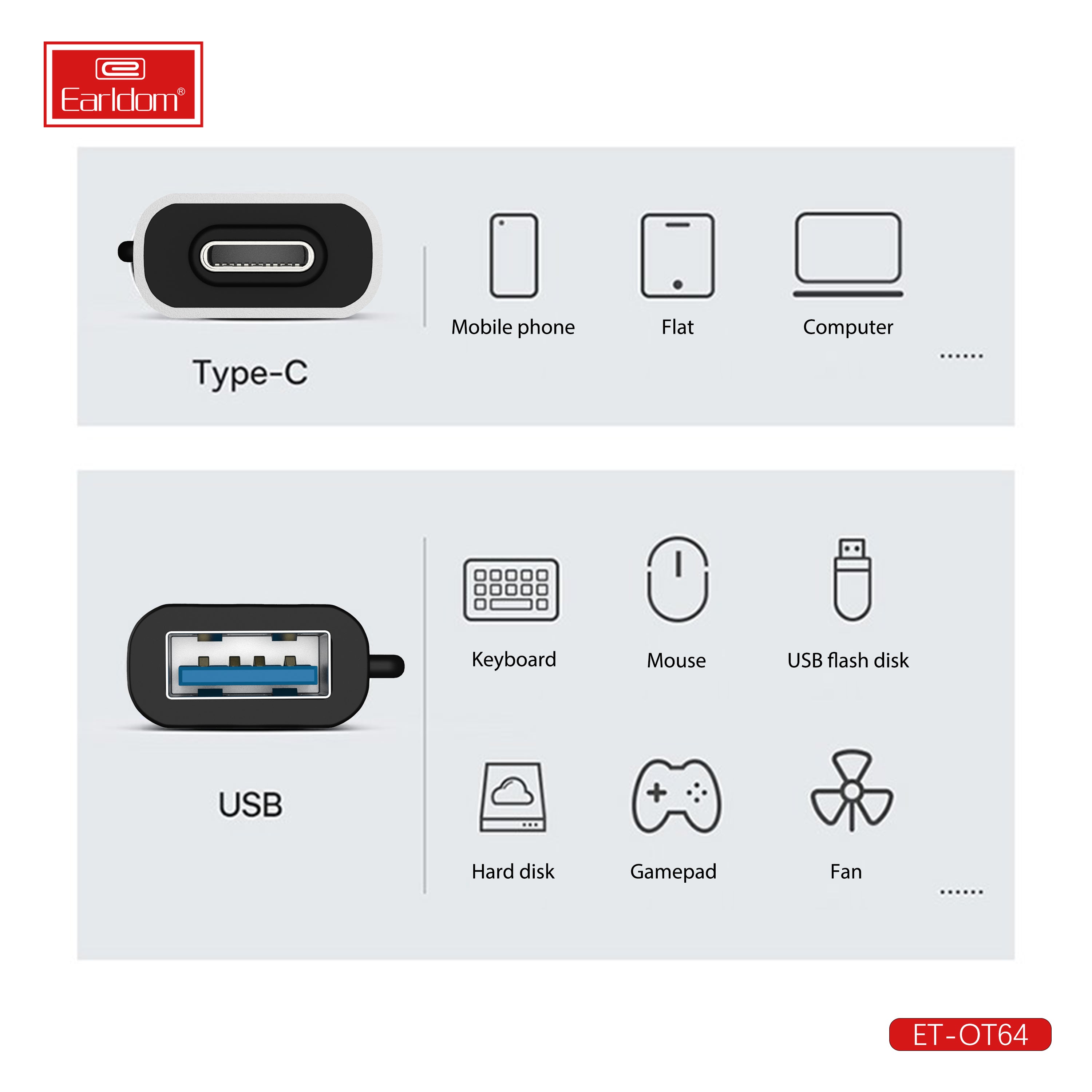 ET-OT64 Adapter Type OTG
