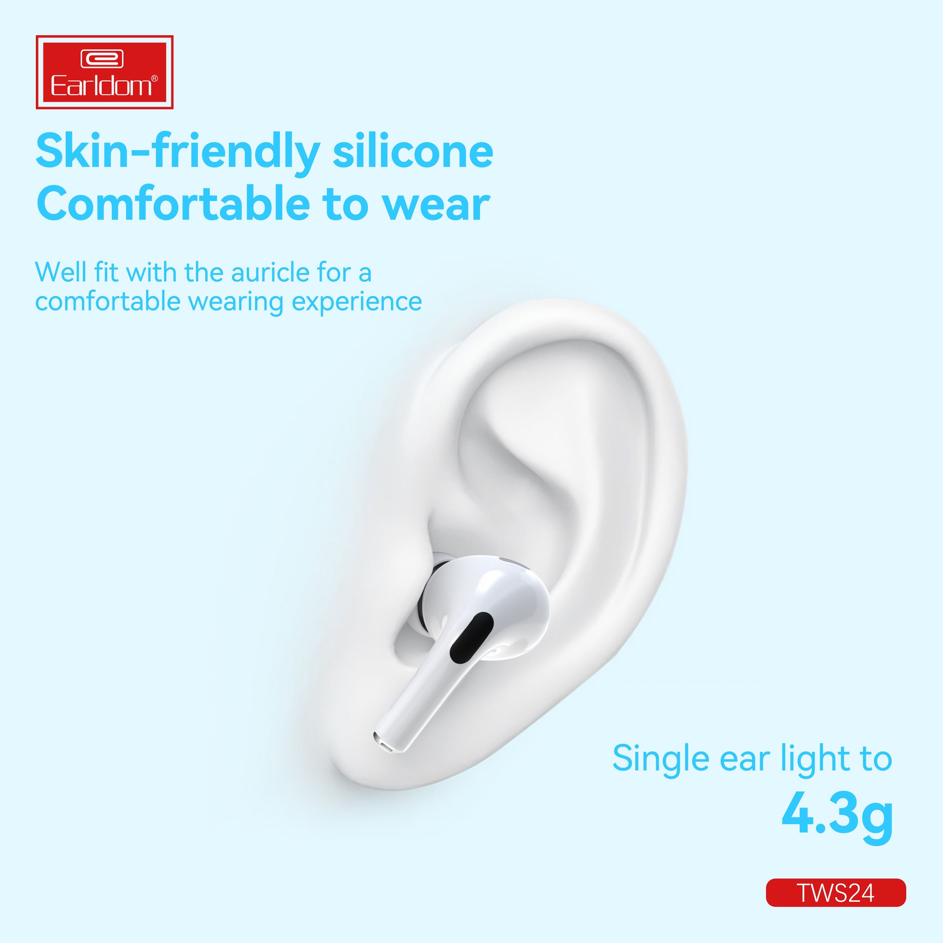 Earldom  Wireless earphone for Samsung iphone ipad-high quality