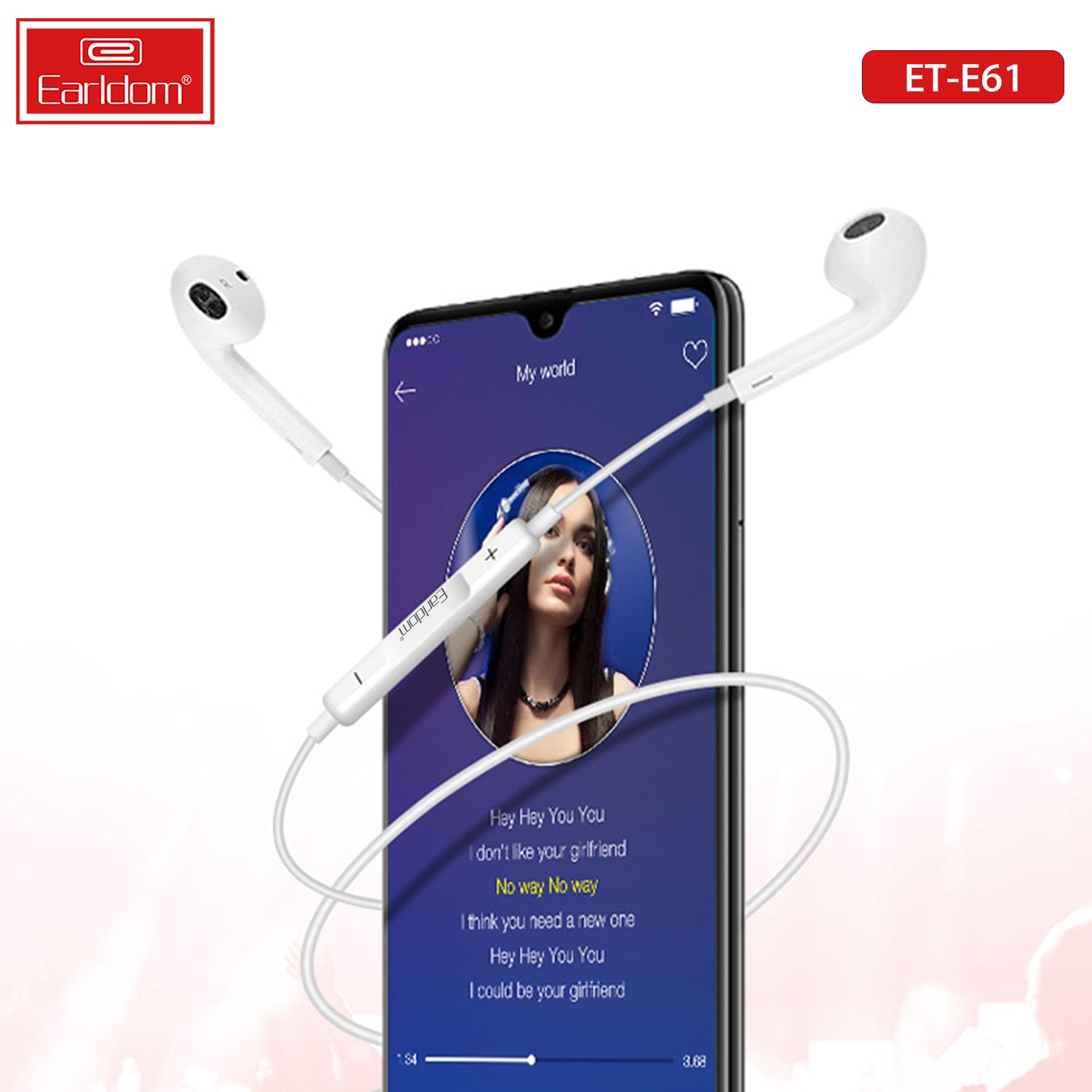 E61 USB Type C Handsfree Earphone