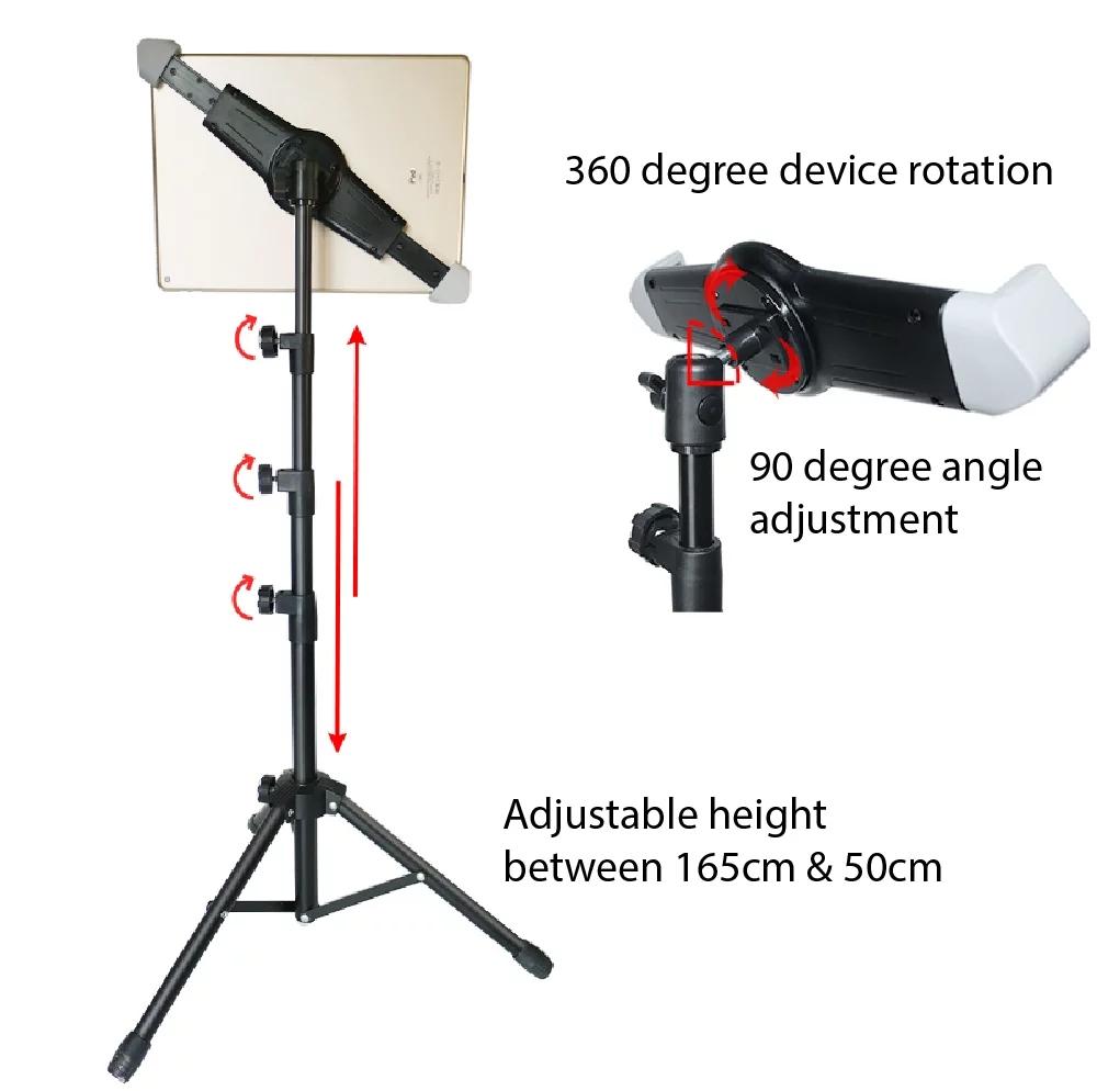 Tripod Tablet Stand  Holder for 7-14.5 inch