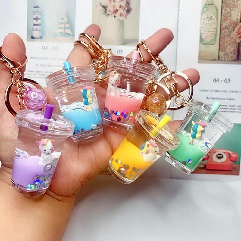 Mix liquid keychain
