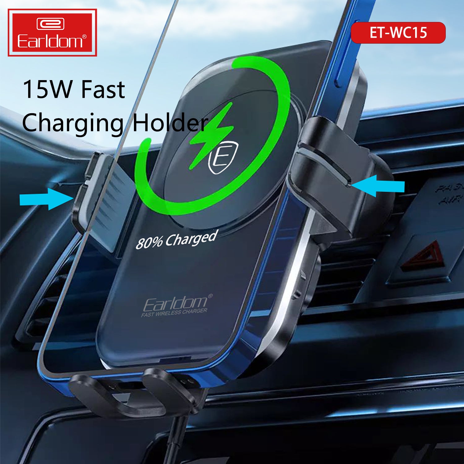 Earldom Wireless Car Holder Et-wc15