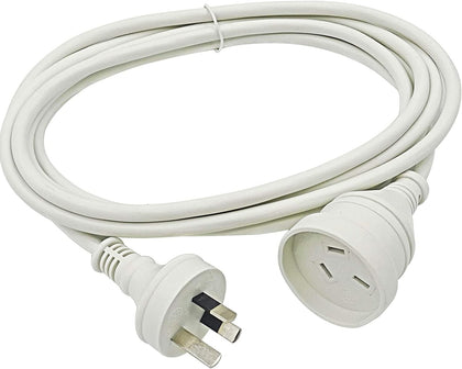 Power Extension Cord. 10A/240V/2400W Rated. RCM Approved