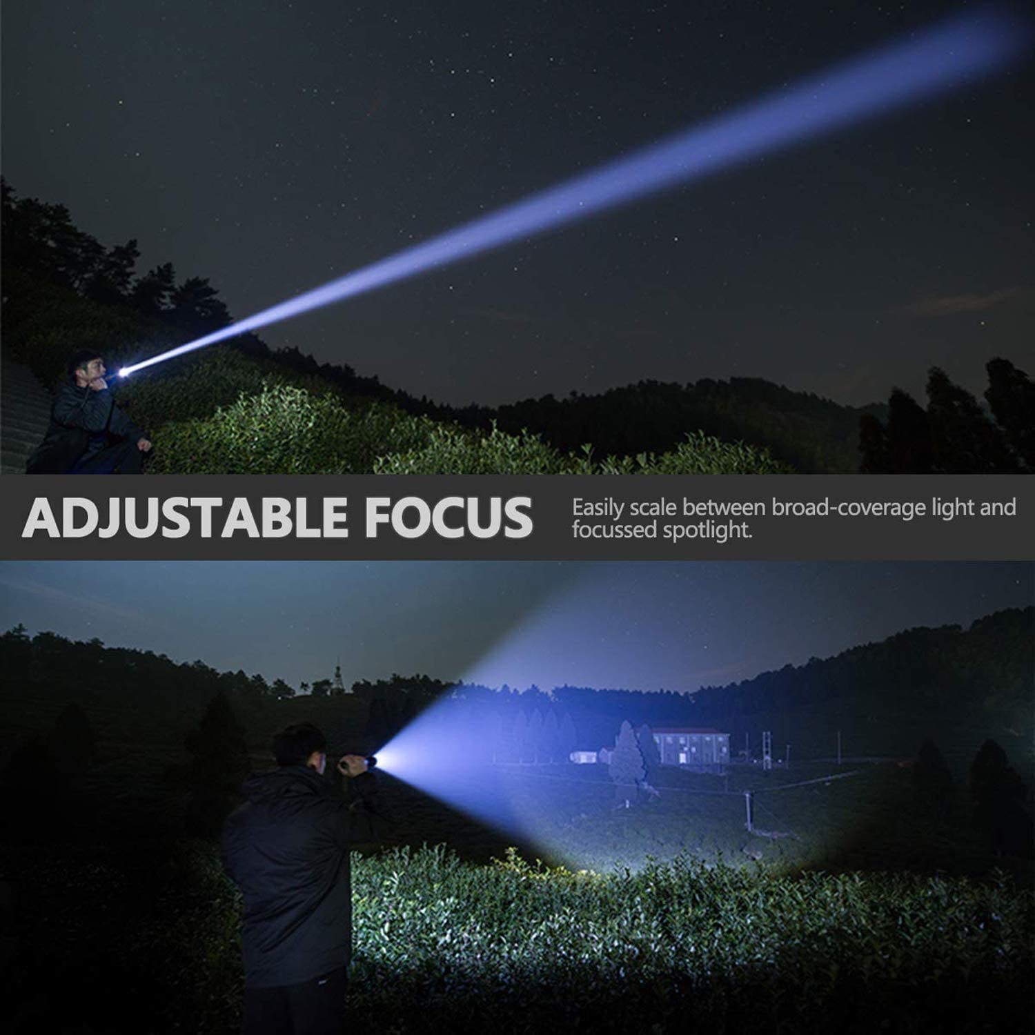 Super power torch Rechargeable Flashlights High Lumens,