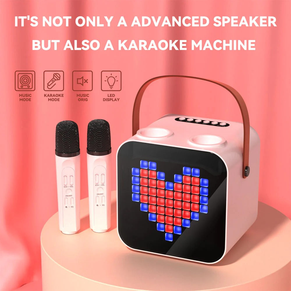 TEQ SP-100 BT Karaoke Speaker Portable Rgb Light Singing Speaker
