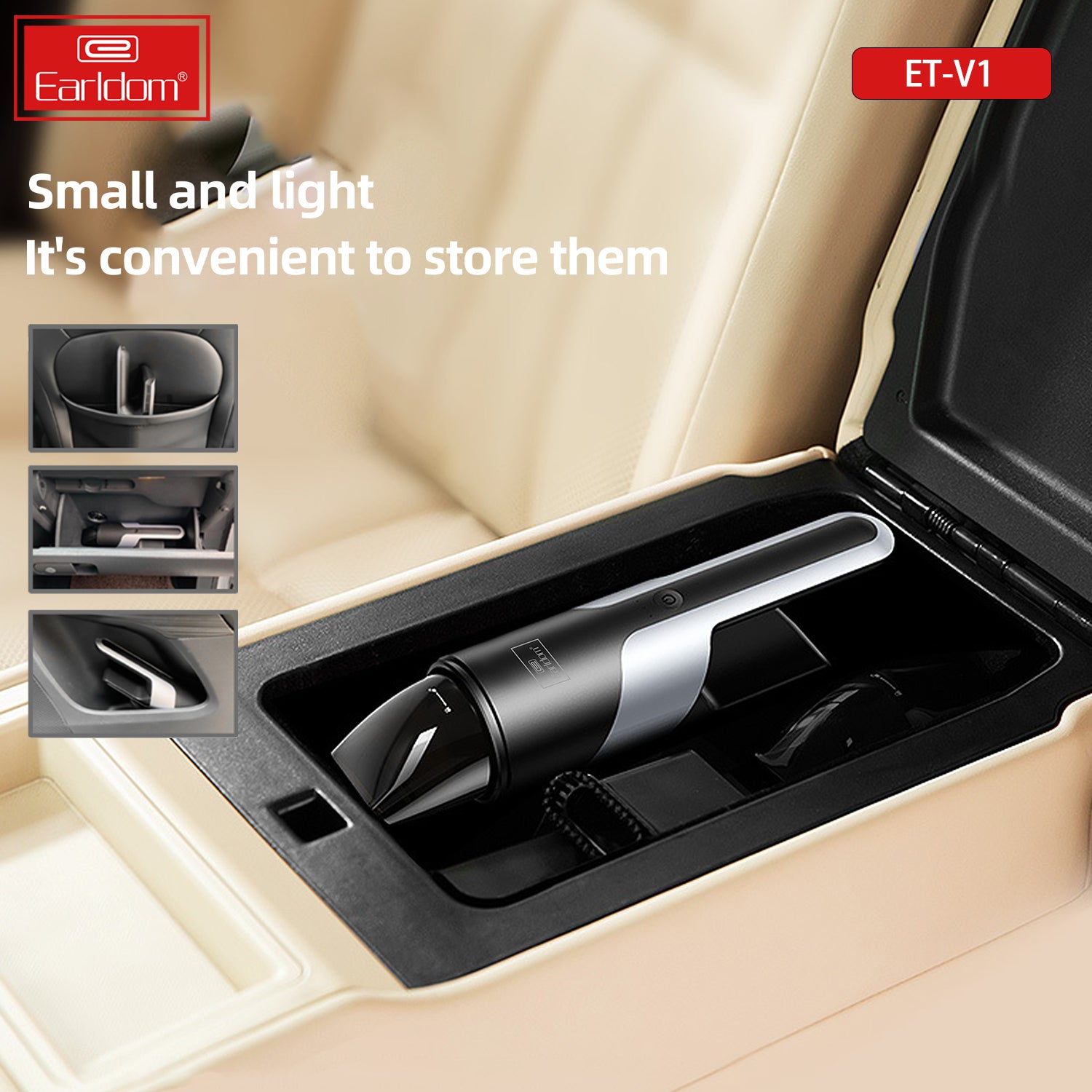 ET-V1 80W Car  Vacuum Sweeper