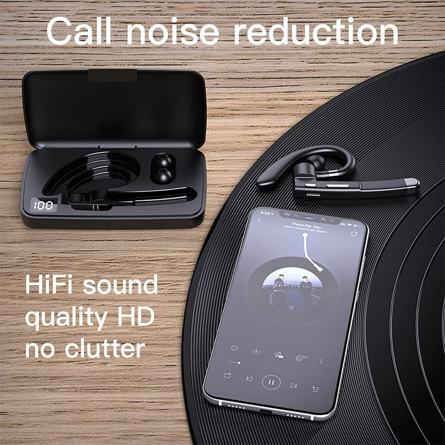 Bluetooth Headset V5.1 with Mic Noise Cancelling