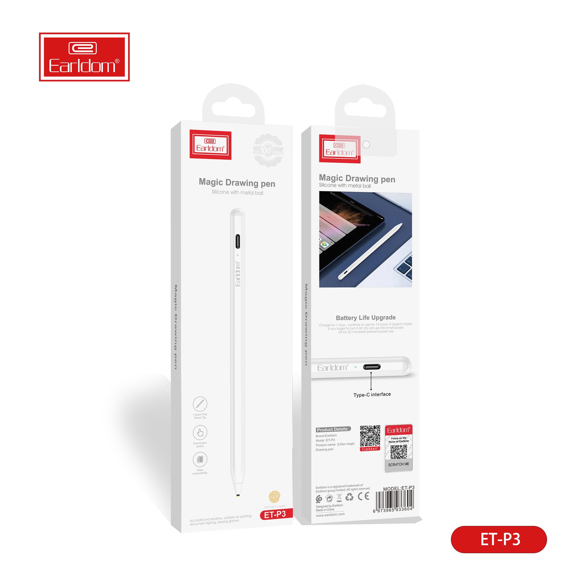 ET-P3 Touch pen for iPad