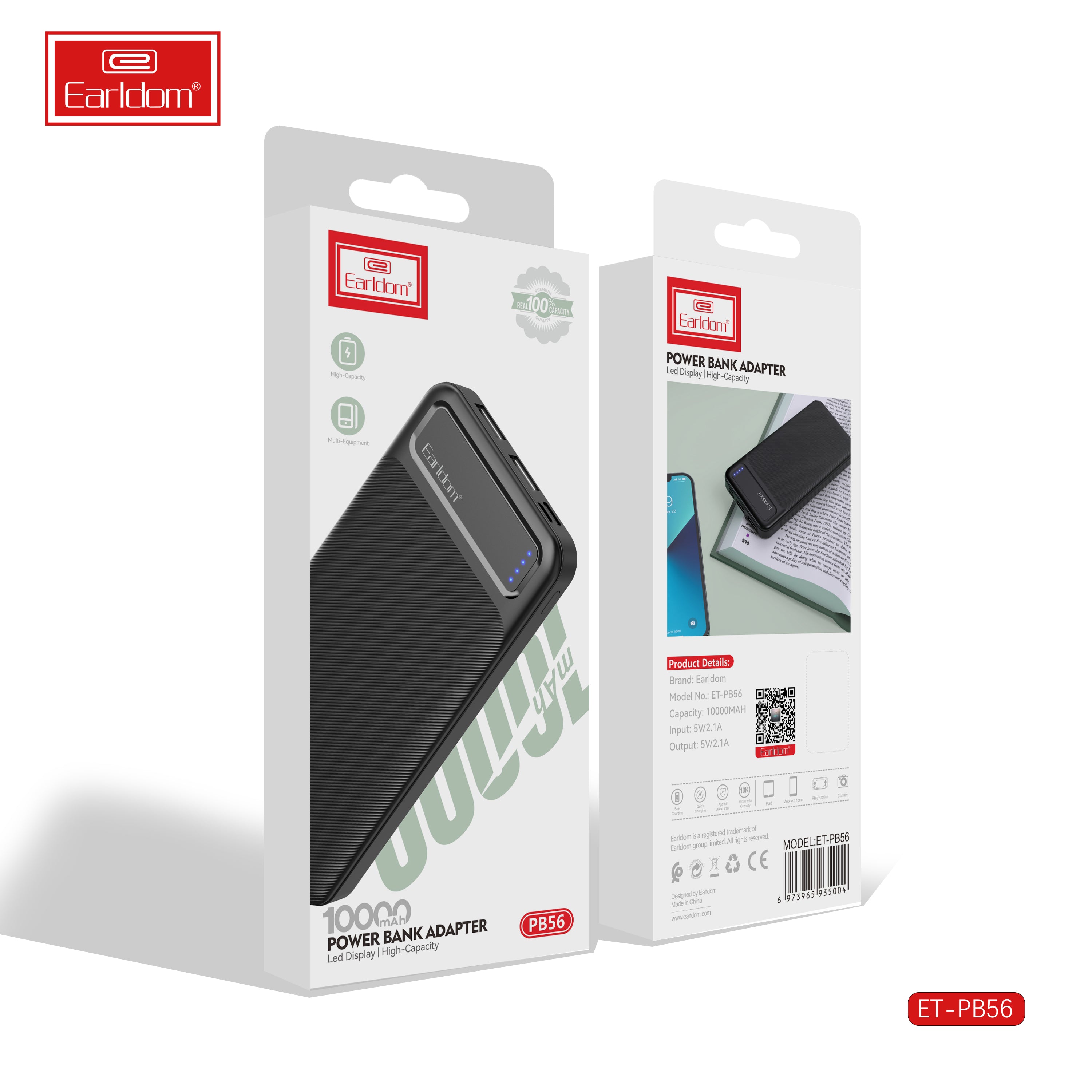 Earldom ET-PB56 Power Bank 10000mAh
