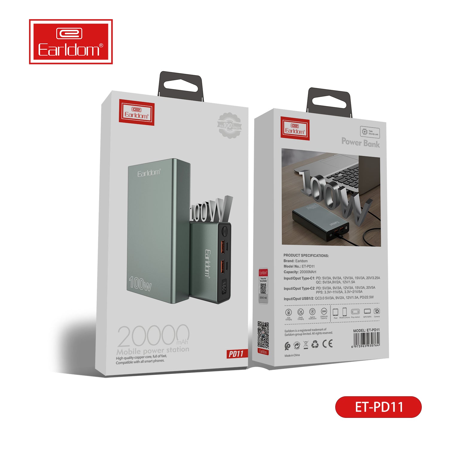 ET-PD11 Power Bank (20000mAh) 100W