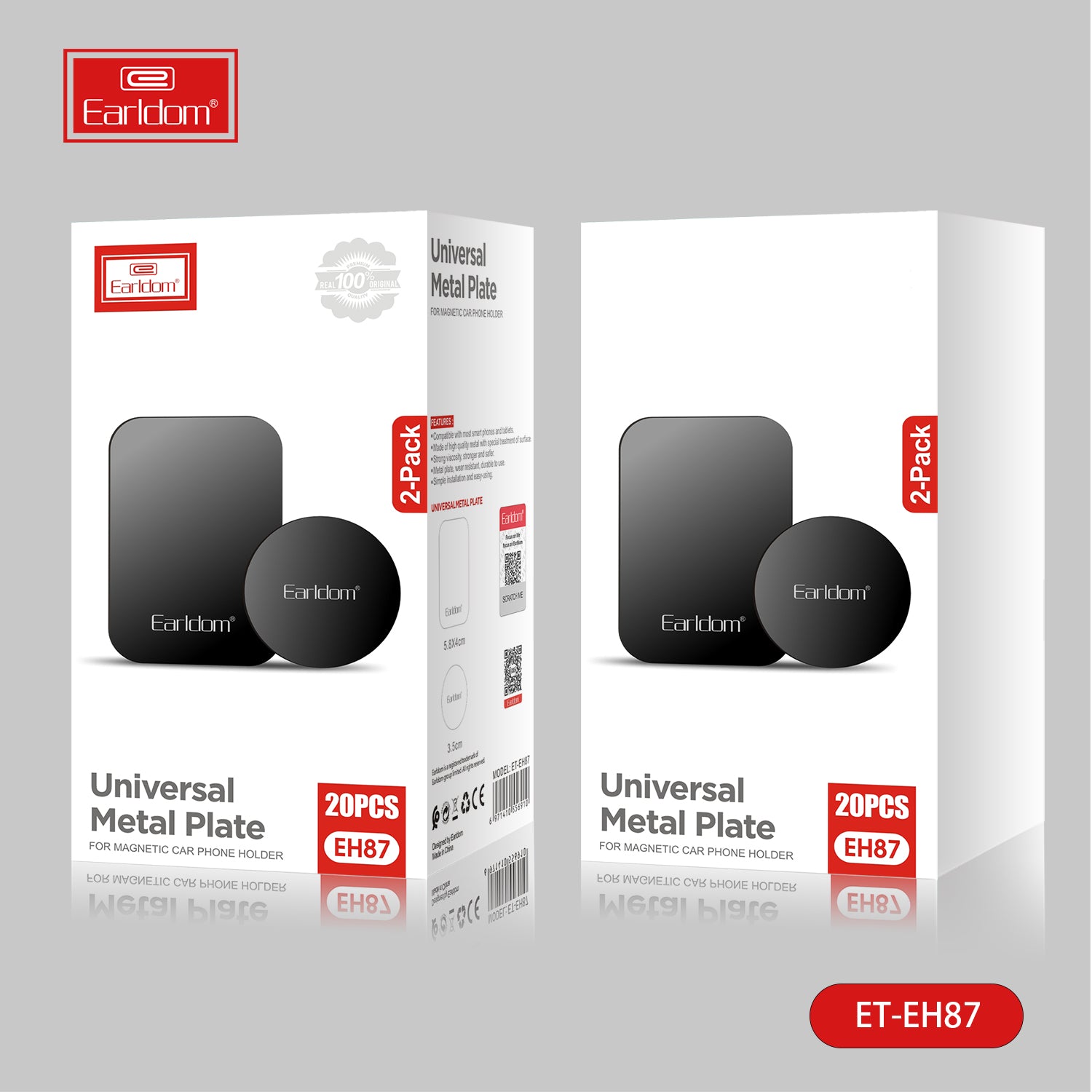 ET-EH87  20+20PCS 1 BOX Metal Plate