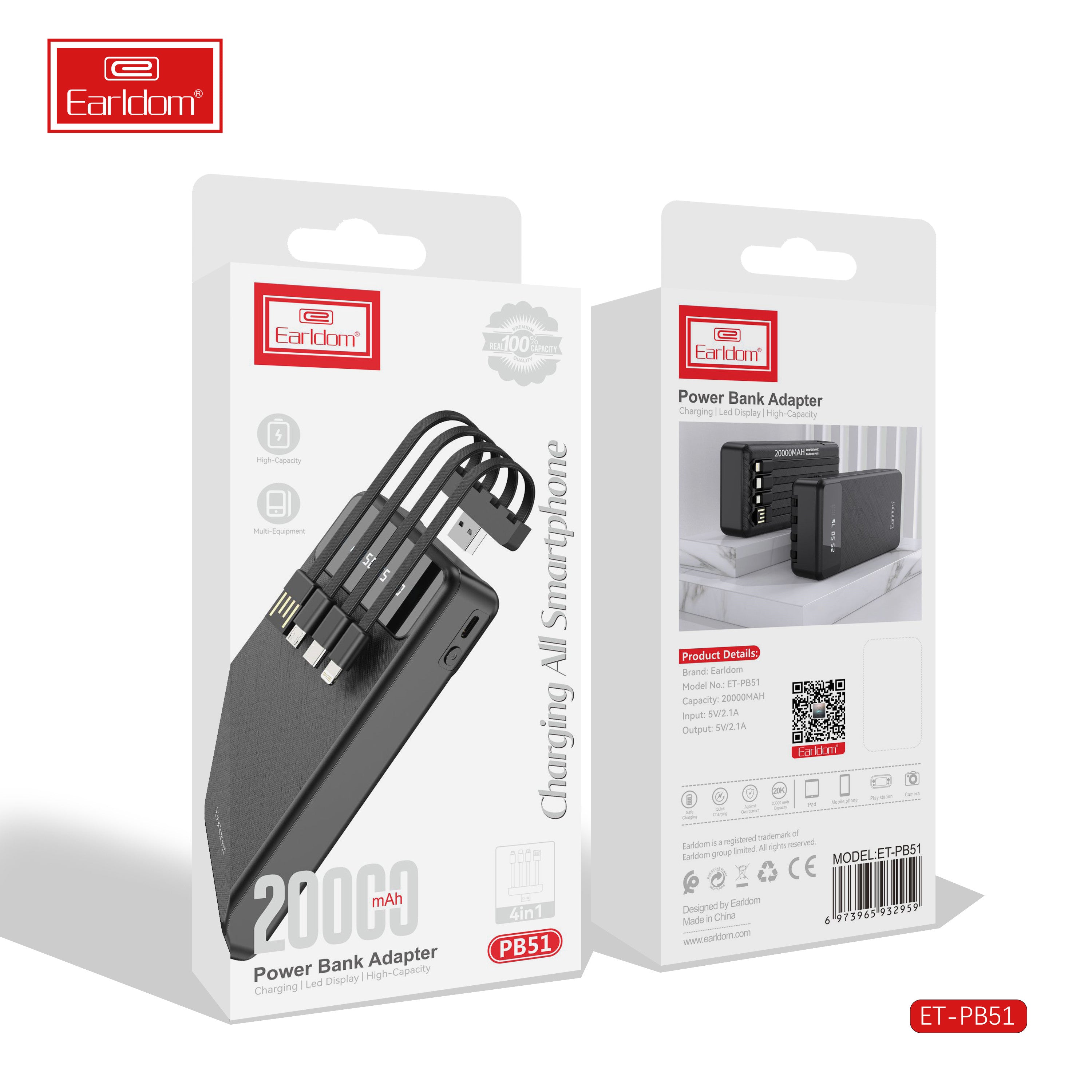 ET-PB51 Power Bank 20000mAh