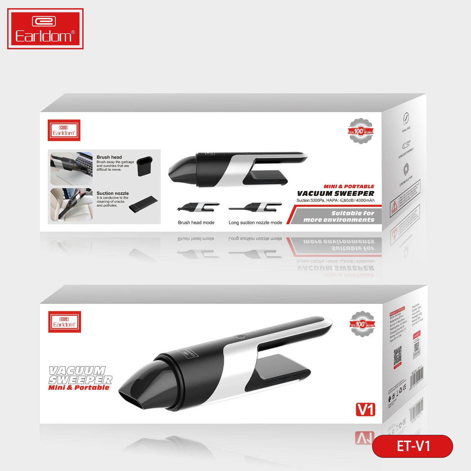 ET-V1 80W Car  Vacuum Sweeper