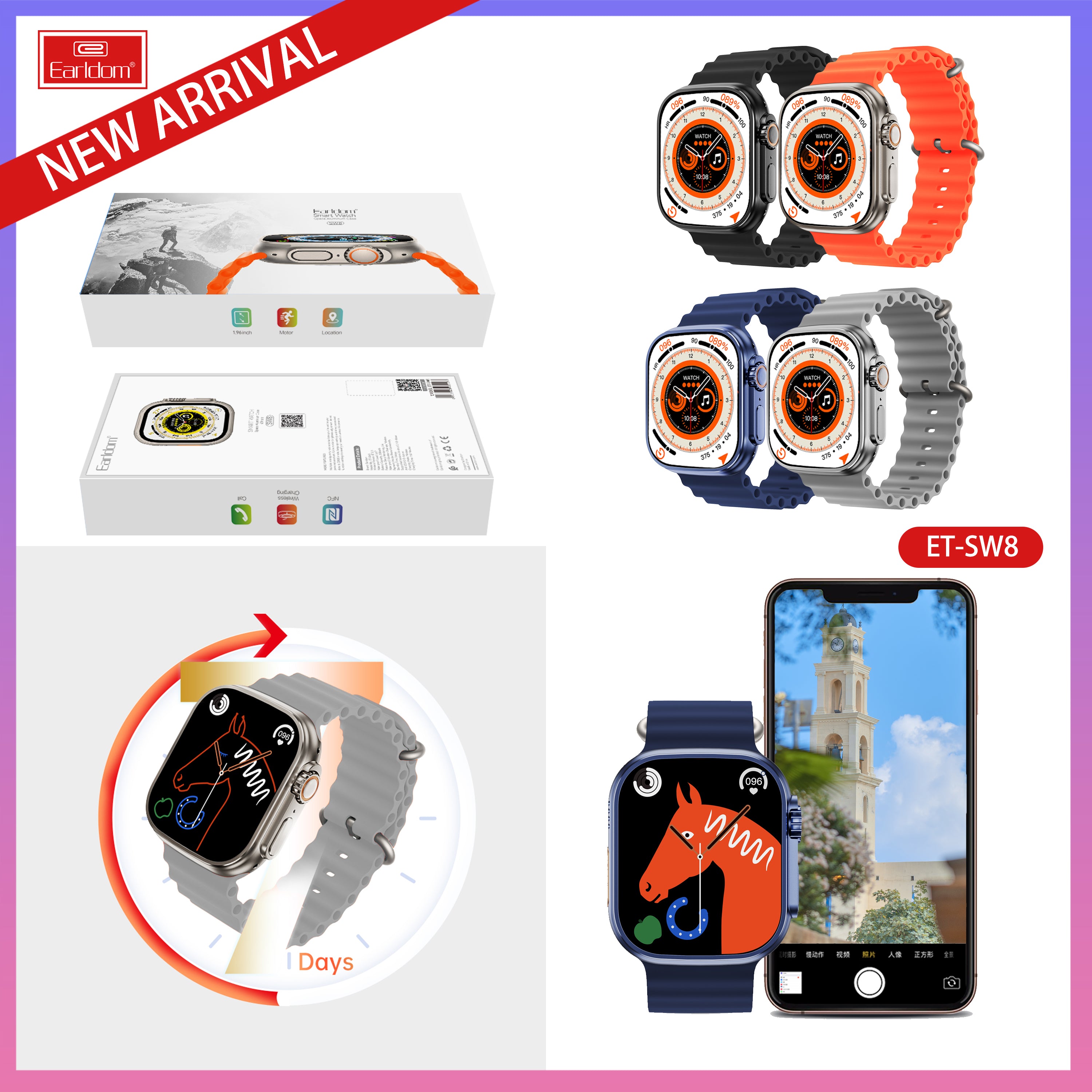 ET-SW8 Smart watch