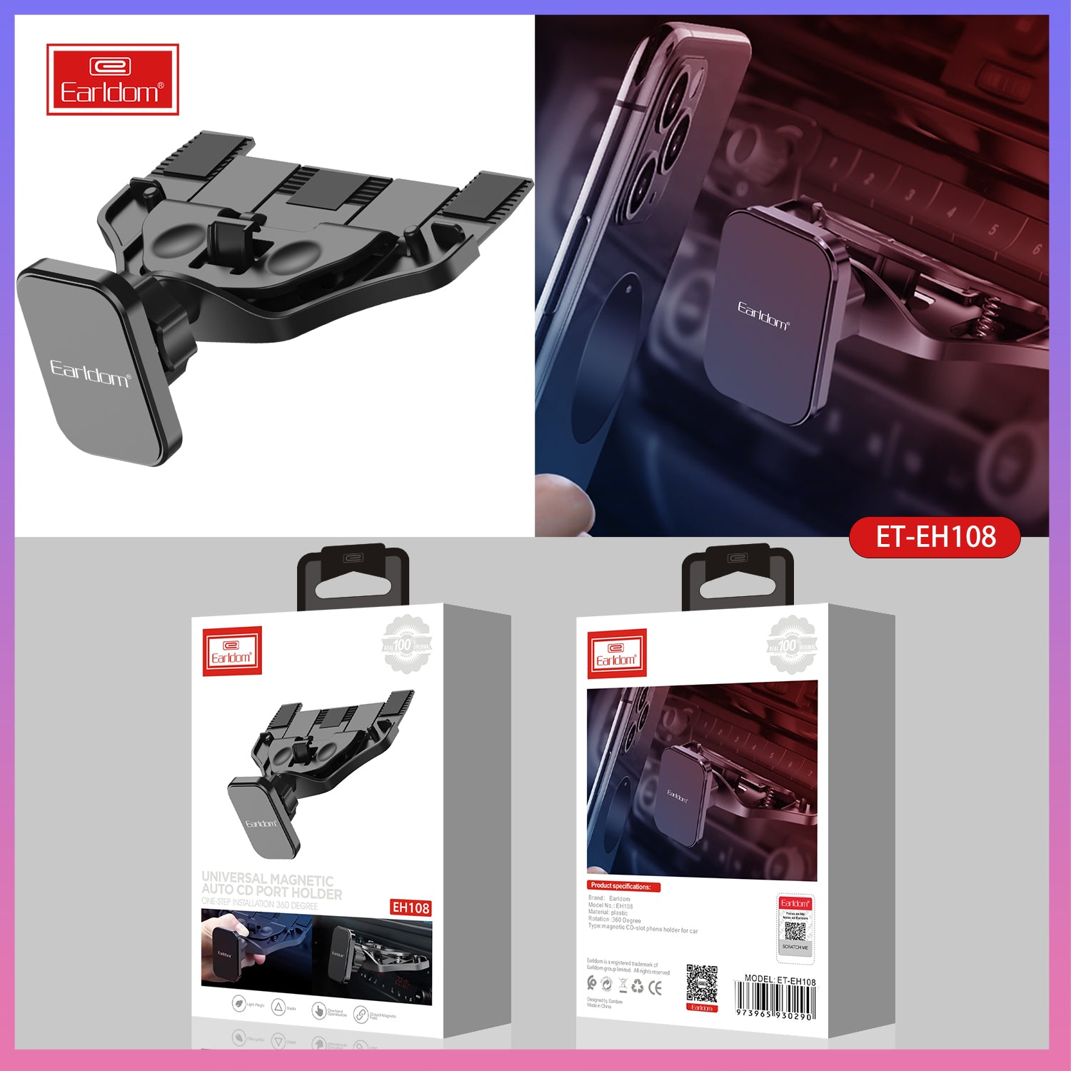ET-EH108 Holder  -CD Slot