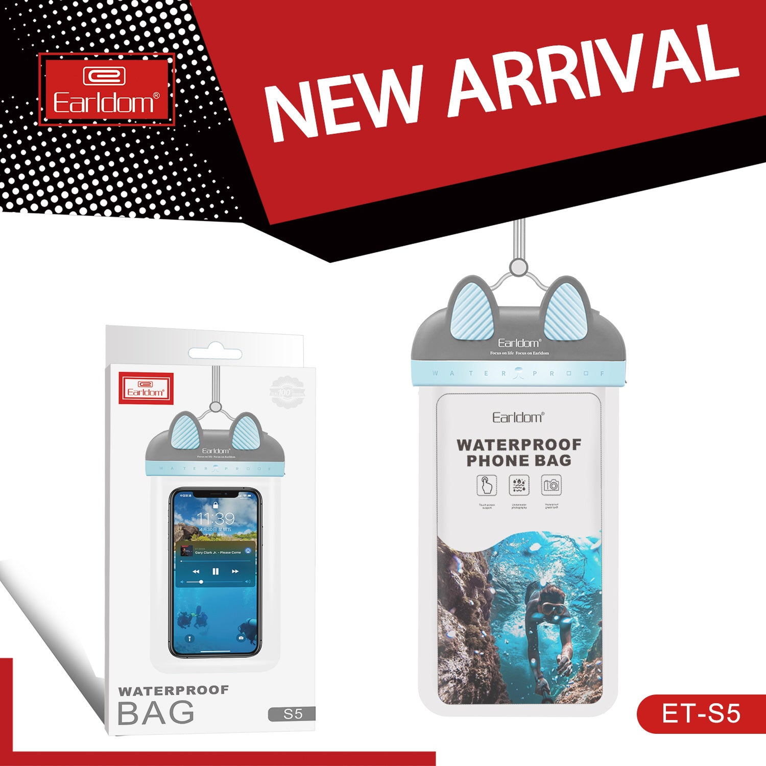 ET-S5 Waterproof bag grey