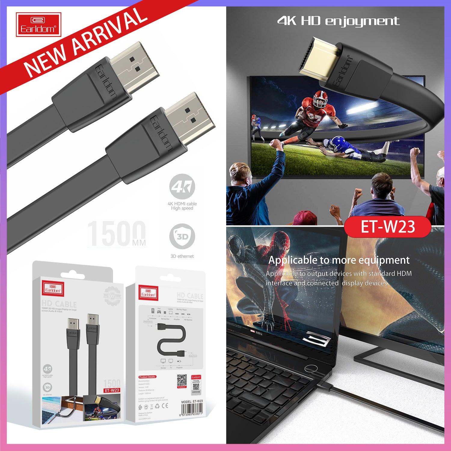ET-W23 HDMI cable