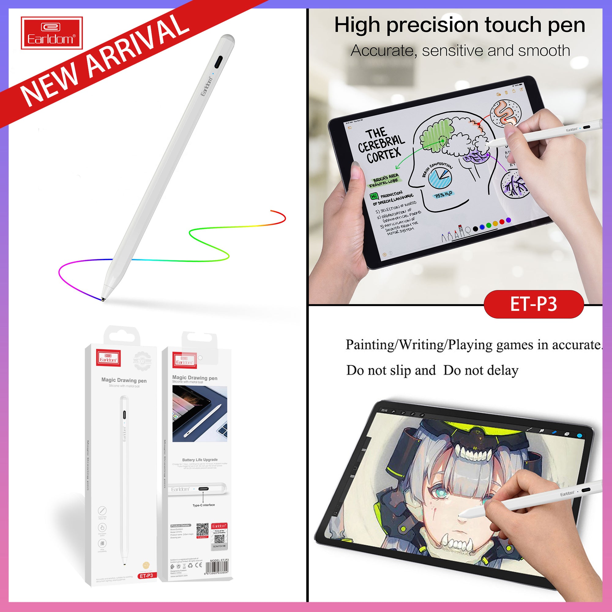 ET-P3 Touch pen for iPad