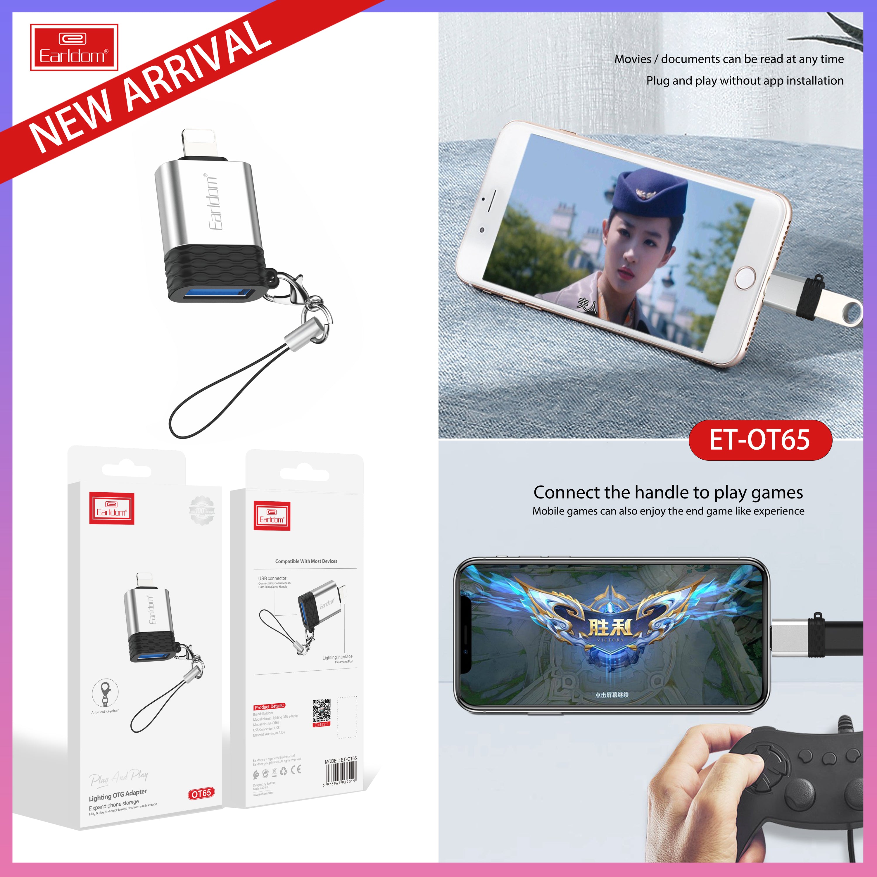 ET-OT65 Adapter for iphone Ipad