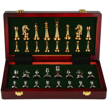Metal Chess Set High-grade  -Gold Silver
