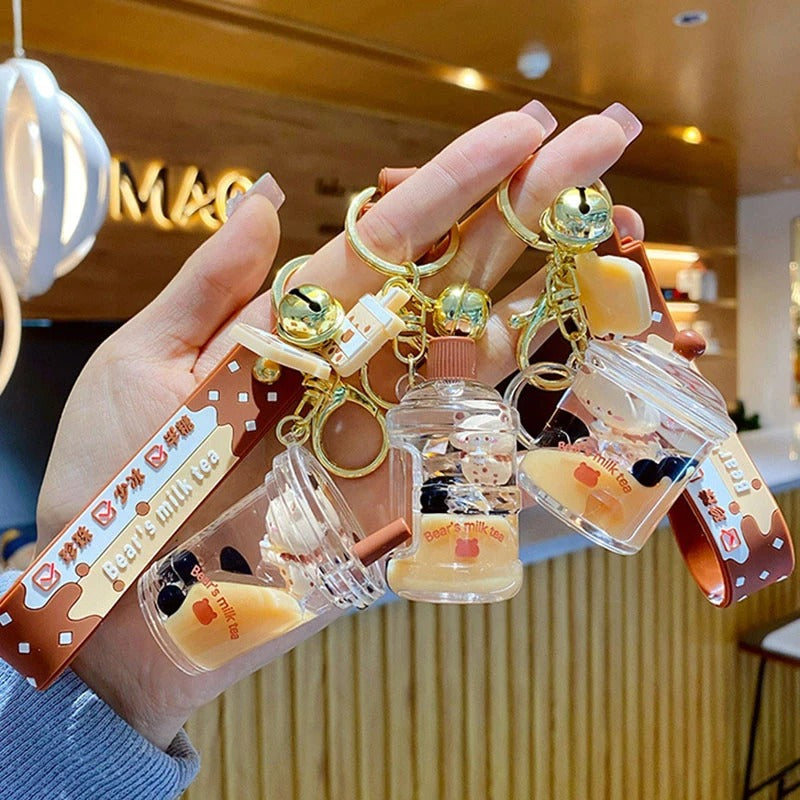 Mix liquid keychain