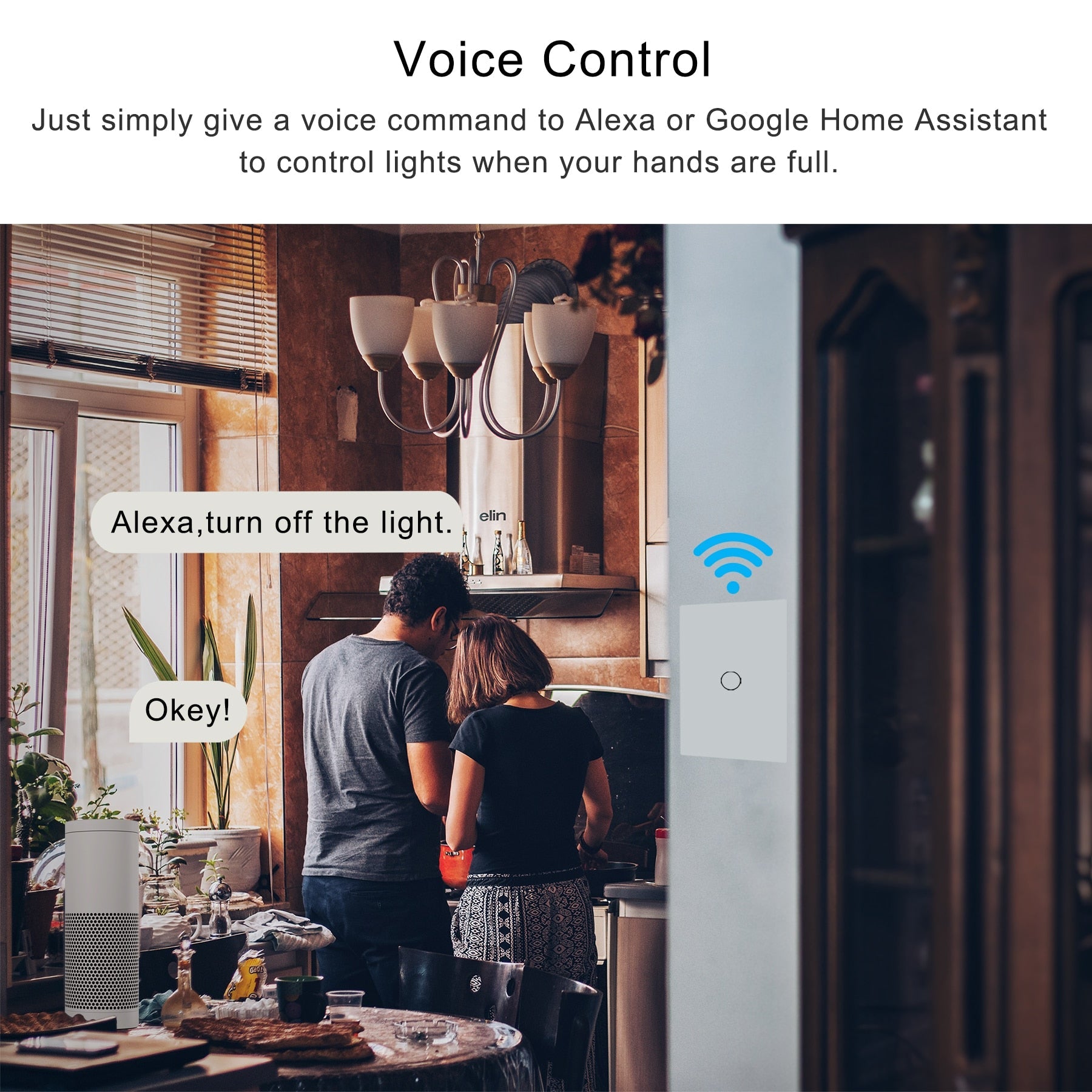 Tuya Smart Light Switch WiFi 3 Gang Wireless Touch Sensor Remote Control