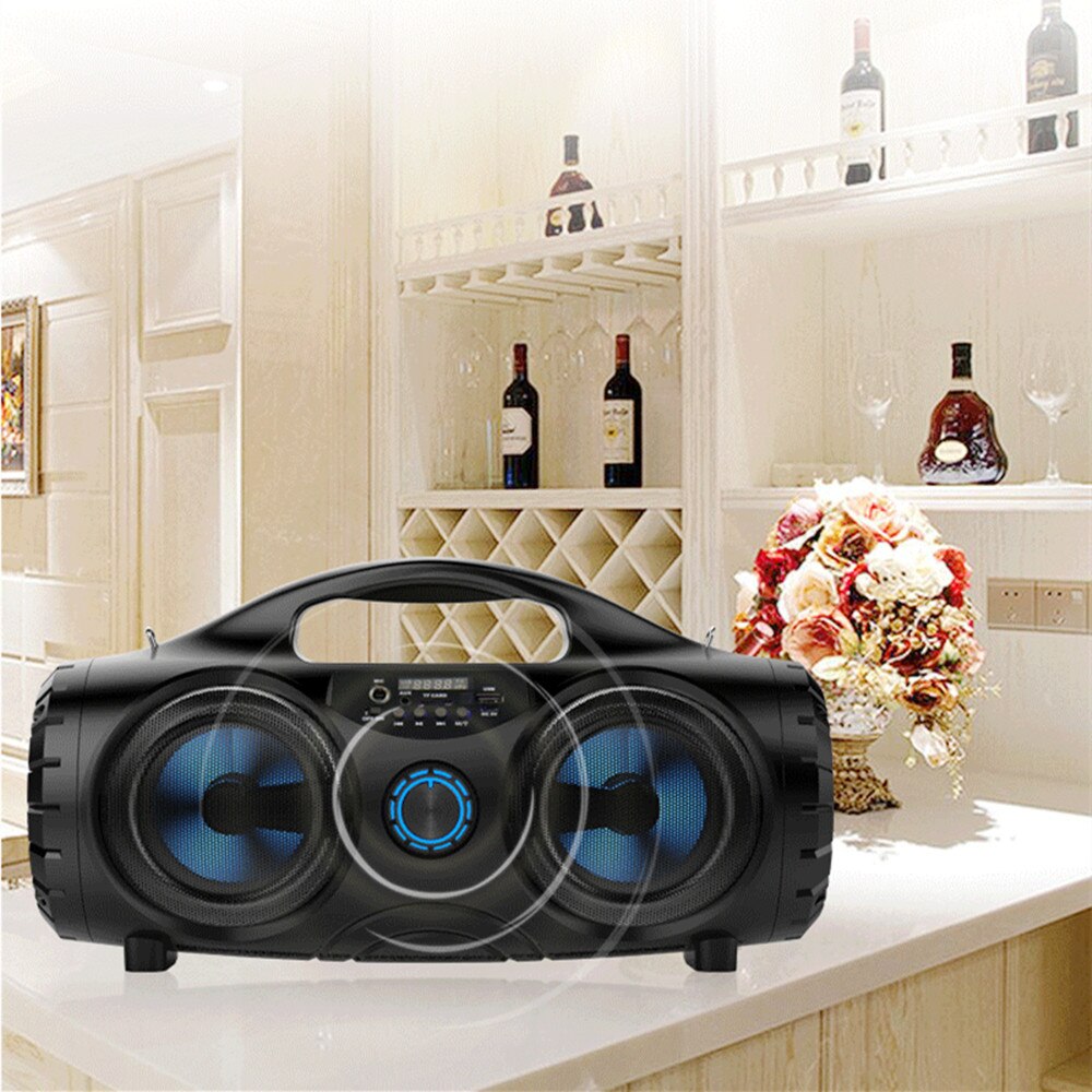 ITEQ Portable  FM Subwoofer Bluetooth Wireless Speakers PC Stereo Loudspeaker