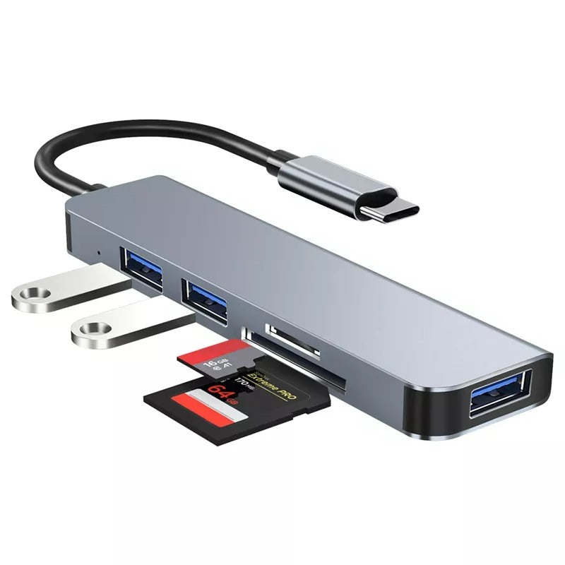 TYPE C HUB AND REDAER 5 IN 1