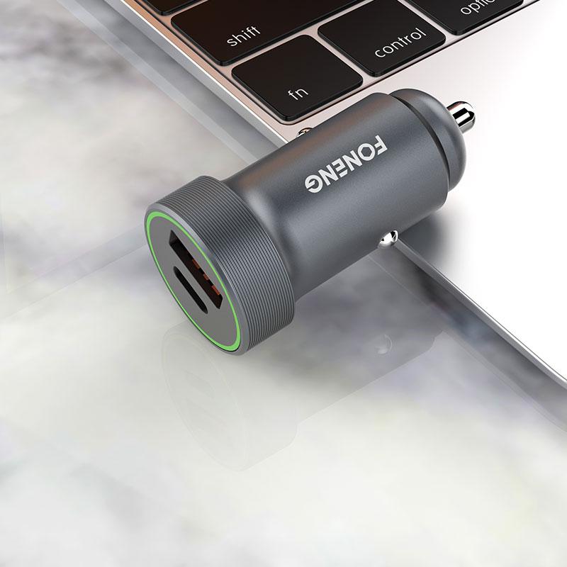 C16 QC+PD METAL CAR CHARGER