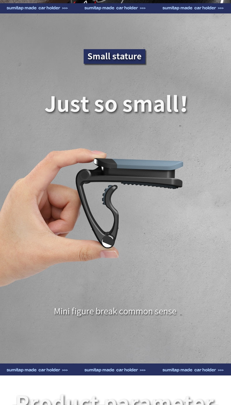 SUMITAP Magnetized HUD Car Phone Stand is a silent stand for the dashboard