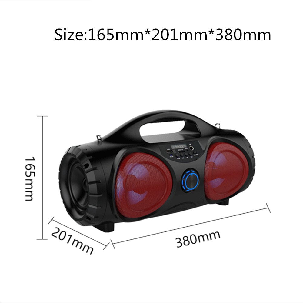 ITEQ Portable  FM Subwoofer Bluetooth Wireless Speakers PC Stereo Loudspeaker