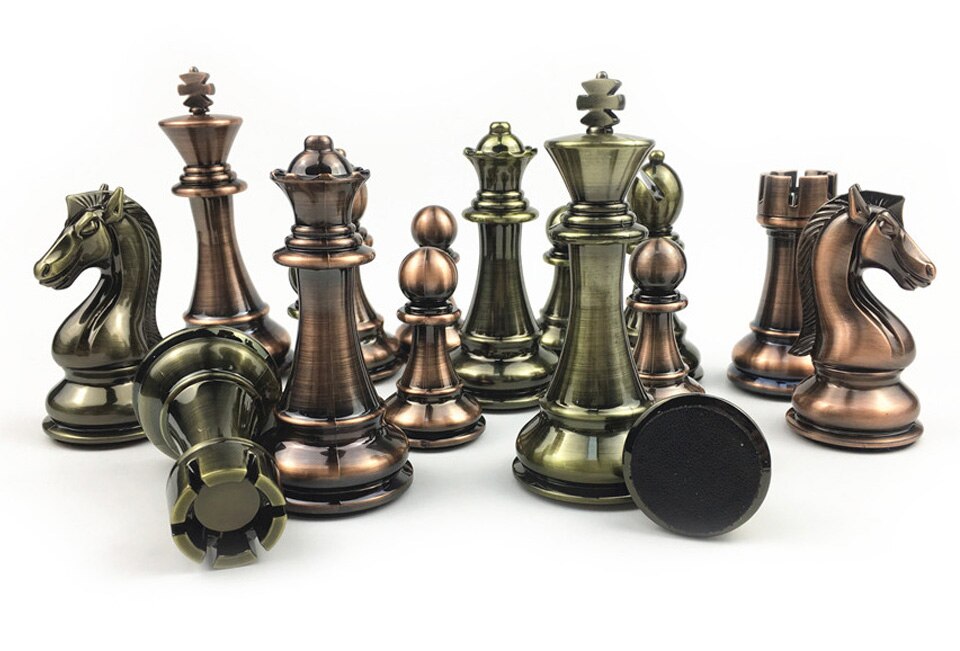 Metal Chess Set High-grade  -Gold Silver