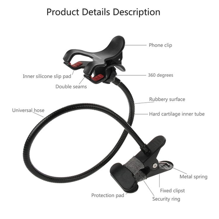 HAWEEL Flexible Long Arm Lazy Bracket Holder
