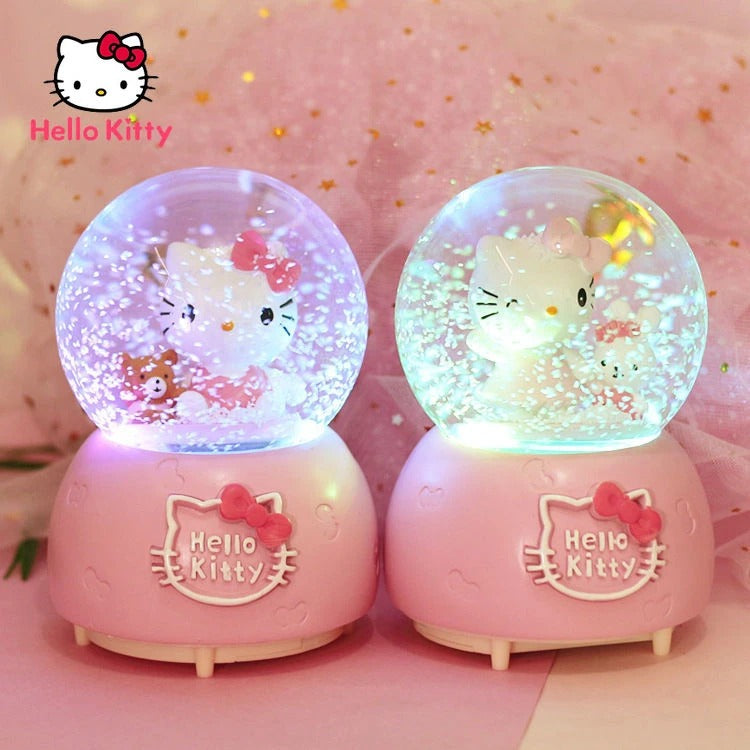LED Sweet Cake Musical Snow Globe