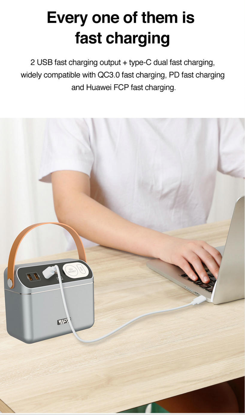 Multi Functional Portable-Rechargeable 60000mAh Car Jump Starter-Power Bank