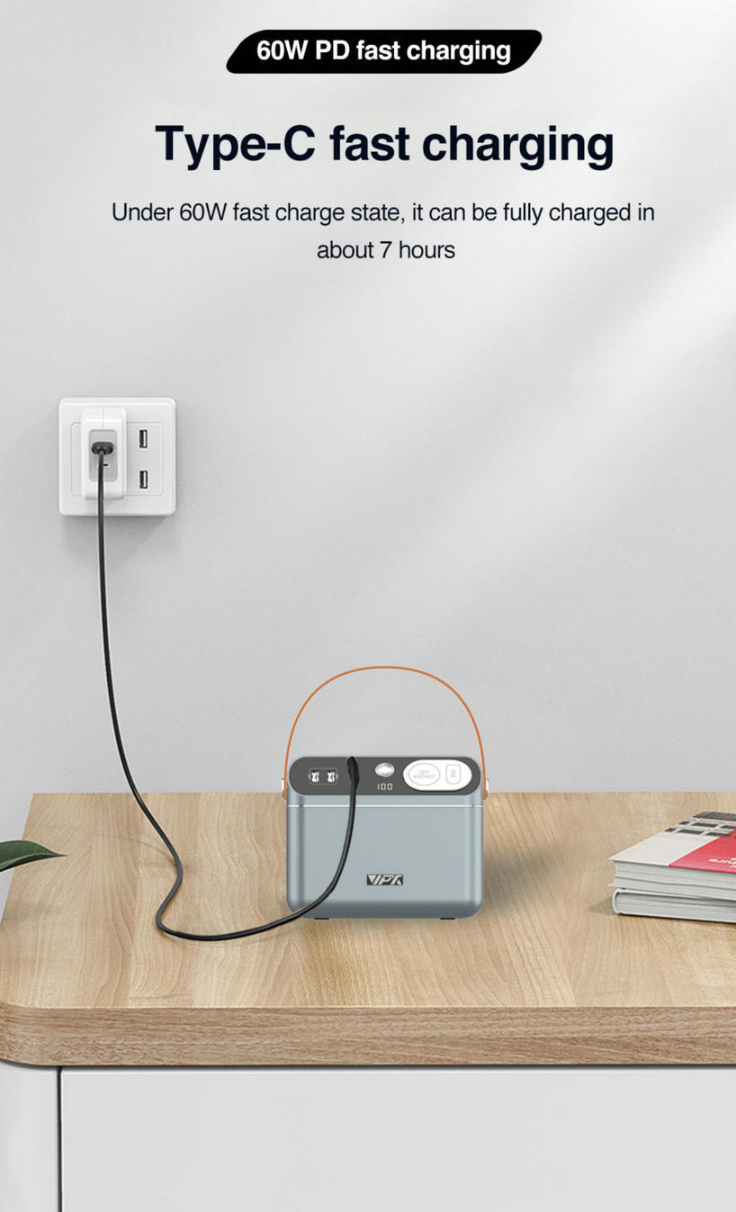 Multi Functional Portable-Rechargeable 60000mAh Car Jump Starter-Power Bank