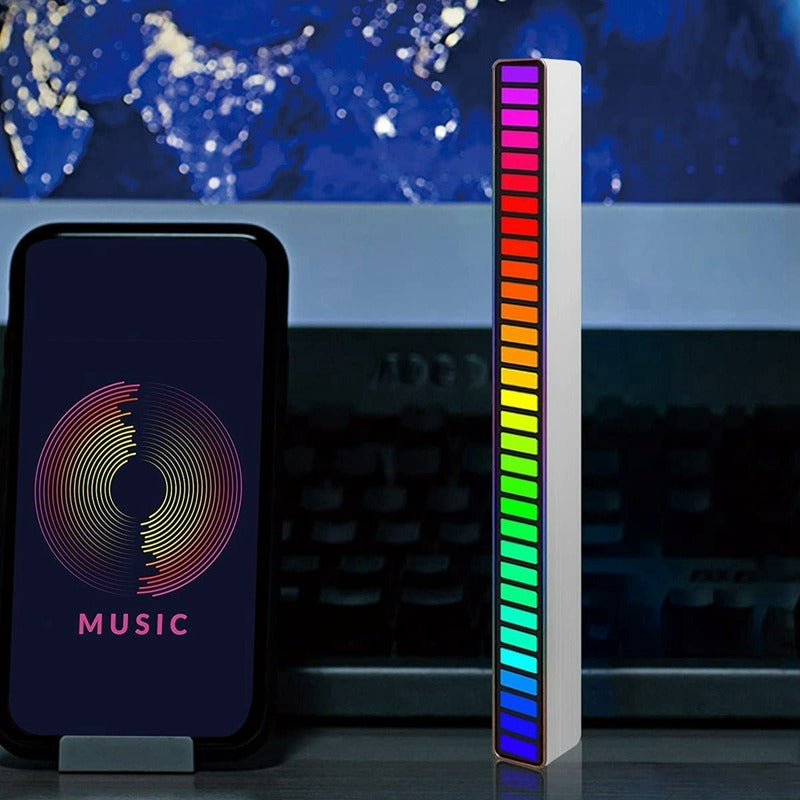 LED Sound Activated Light Strip Music RGB Colorful Tube