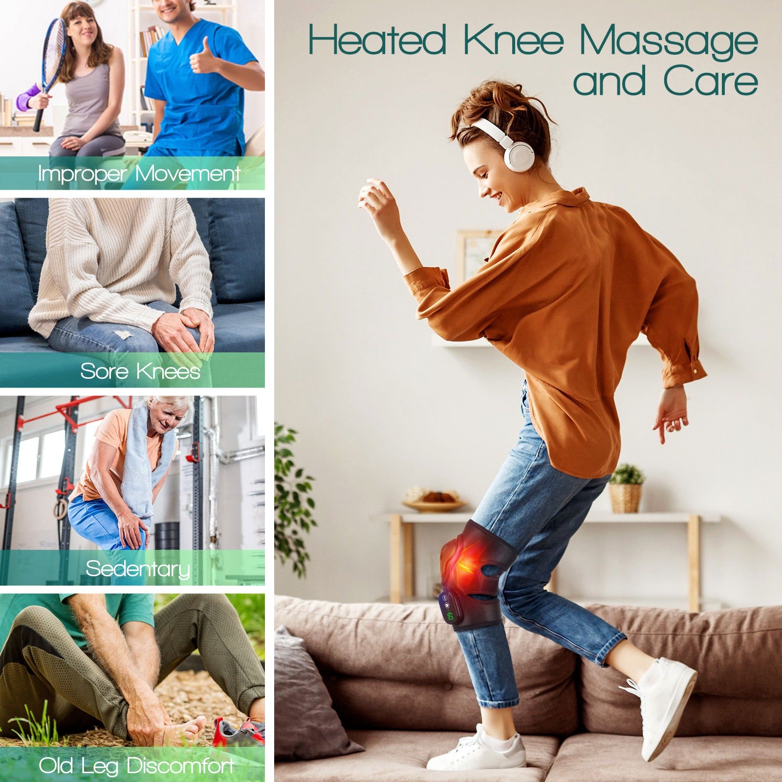 Heated Knee Massager