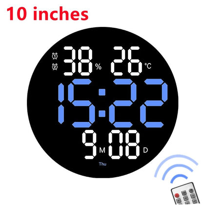 10 Inch LED Round Large Screen Digital Wall Clock