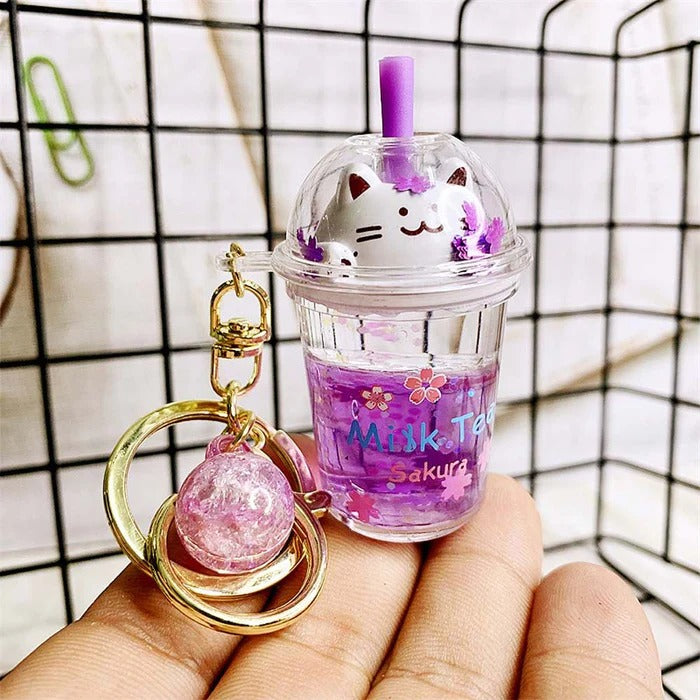 Mix liquid keychain