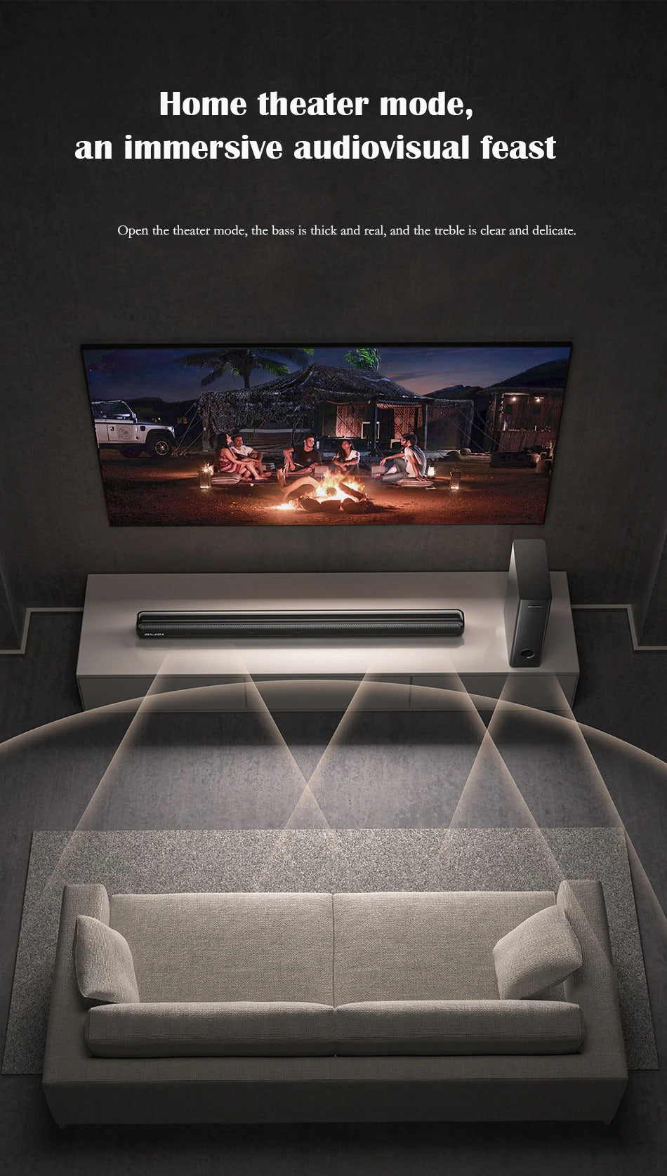 50w Speaker Tv Wired and Wireless Speaker