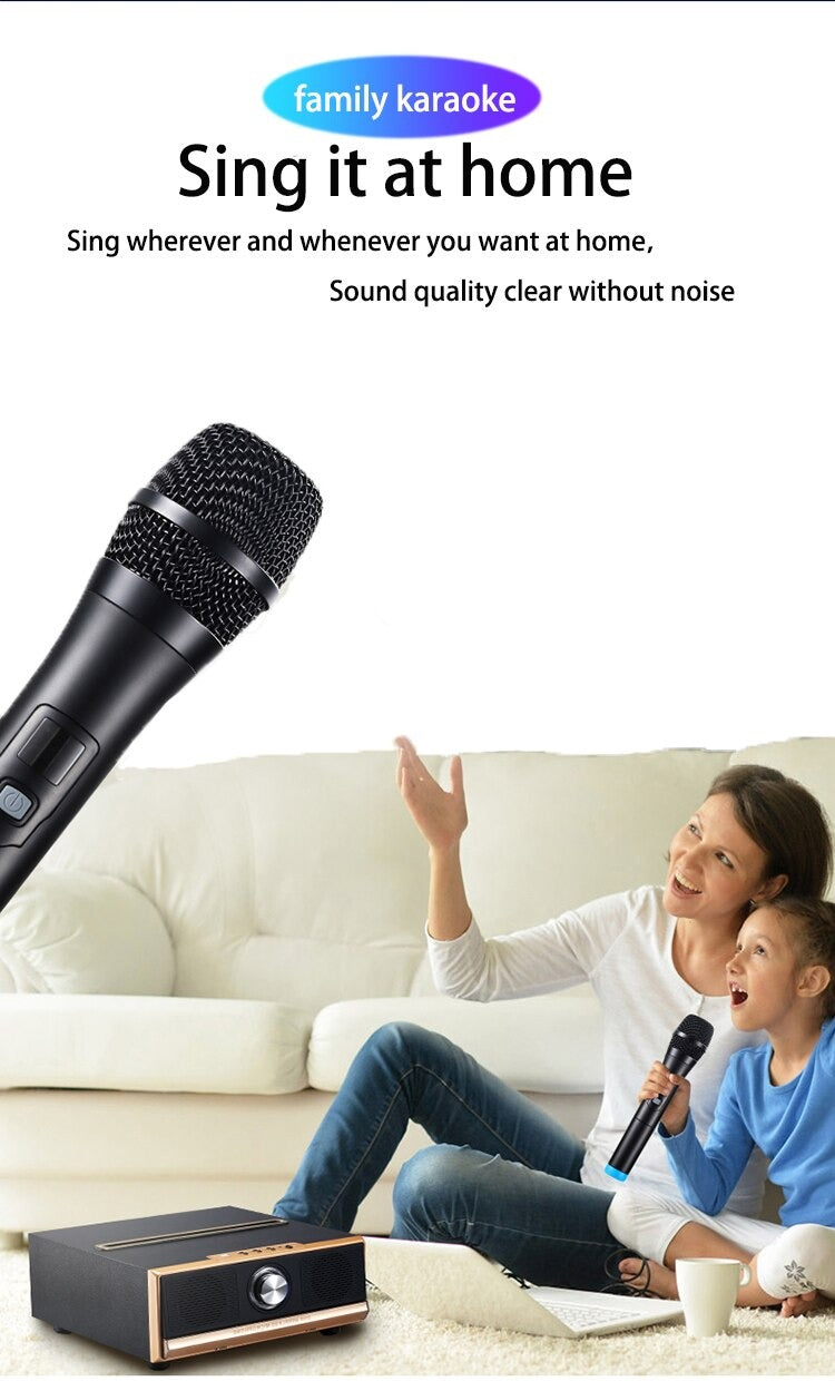High-power home TV karaoke wooden