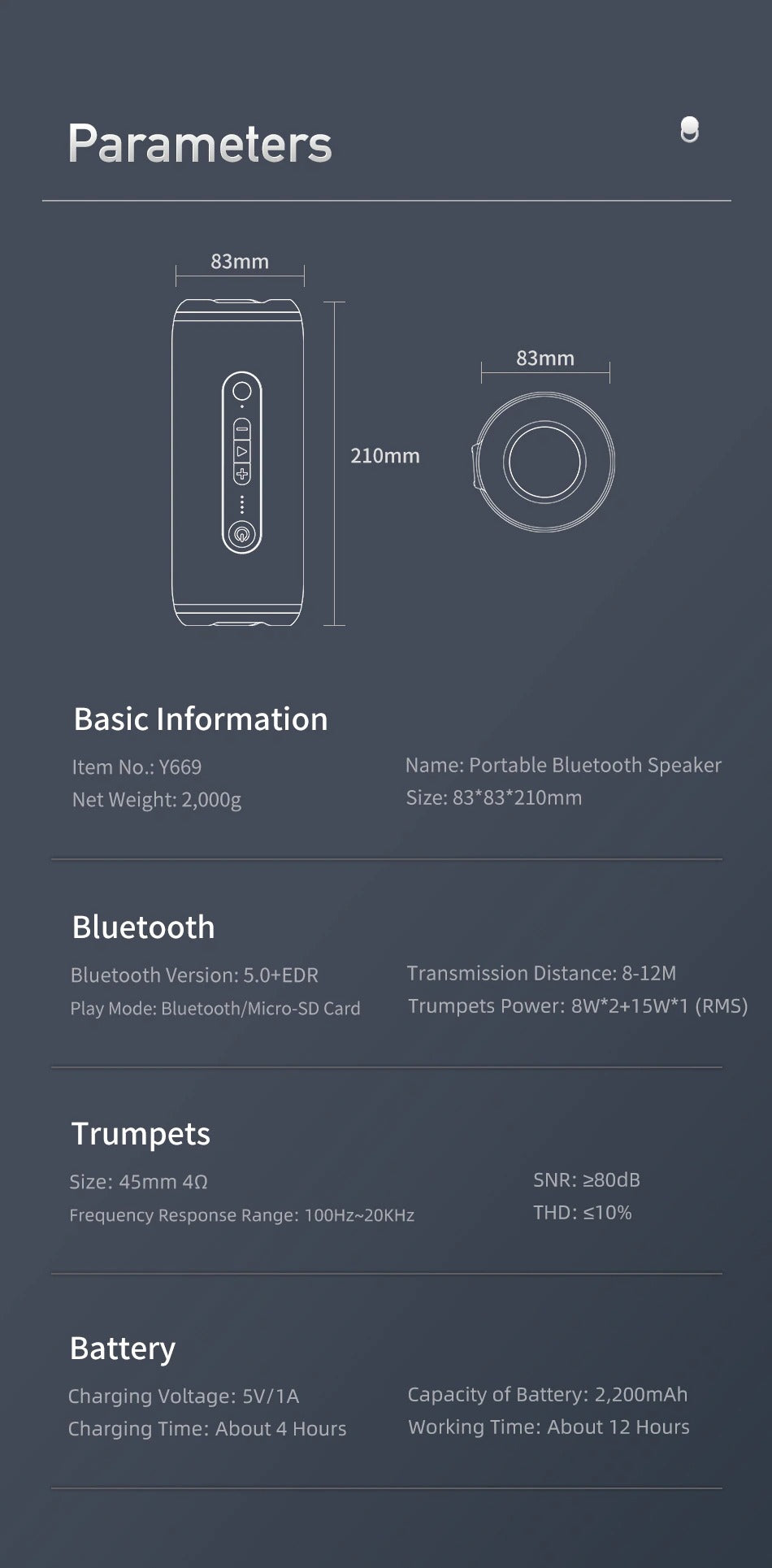 31W Super Bass Ip7 Awei Speaker