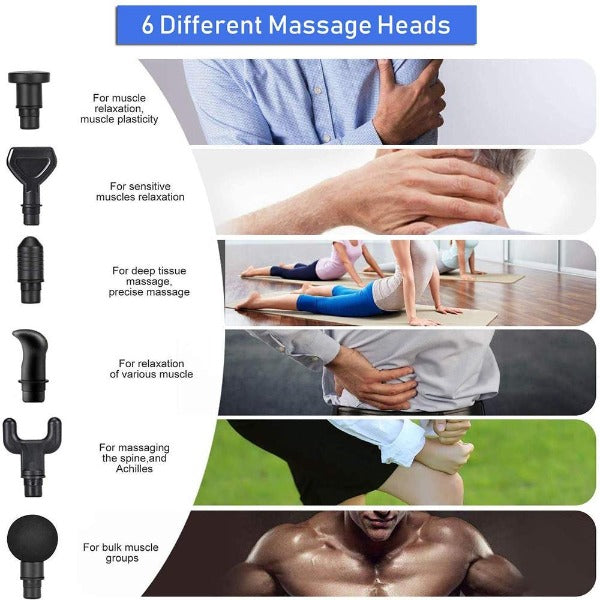 TEQ Powerful   Massager Gun Vibration Muscle Therapy