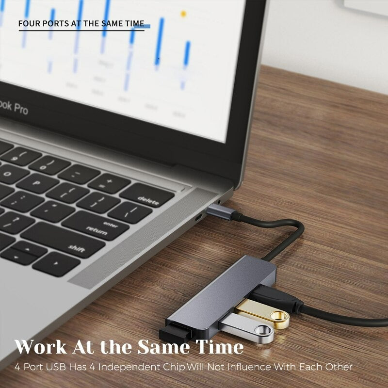 USB 3.0 HUB 4 IN1
