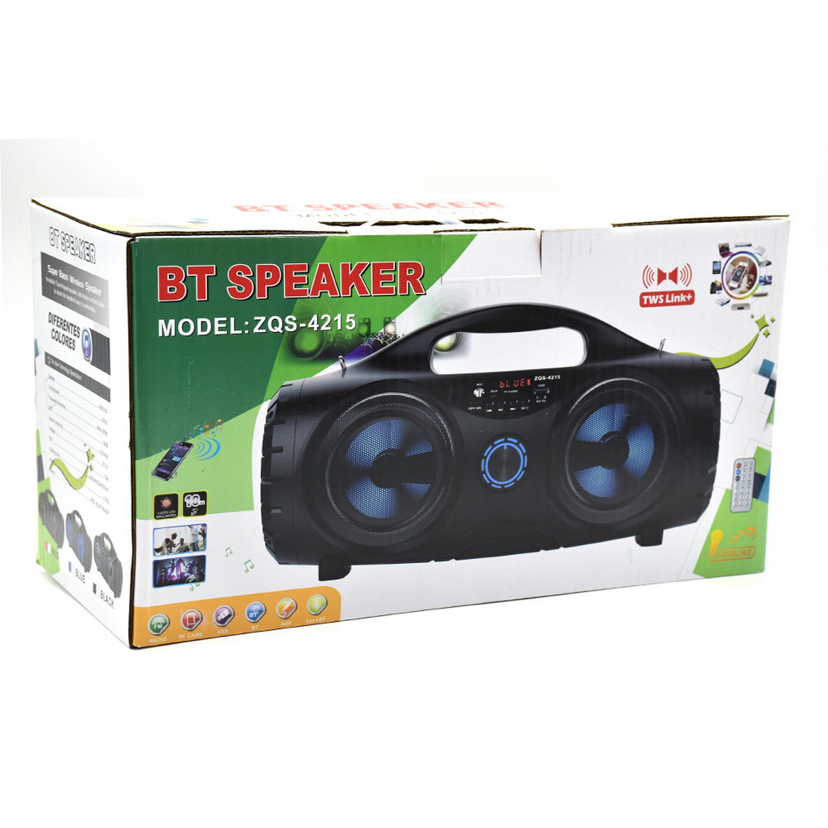 ITEQ Portable  FM Subwoofer Bluetooth Wireless Speakers PC Stereo Loudspeaker