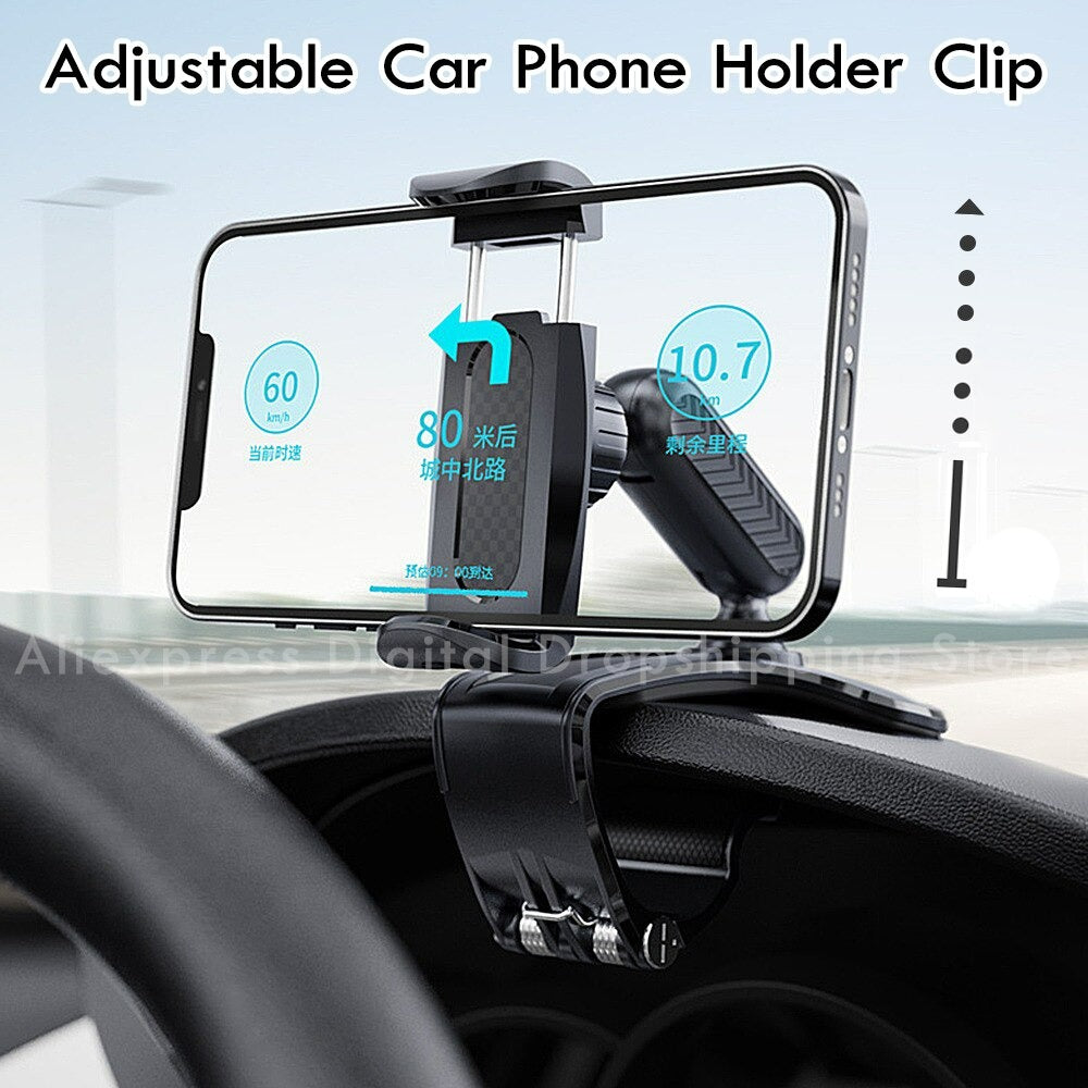 Car Dashboard Mount Holder Stand Clamp Cradle Clip
