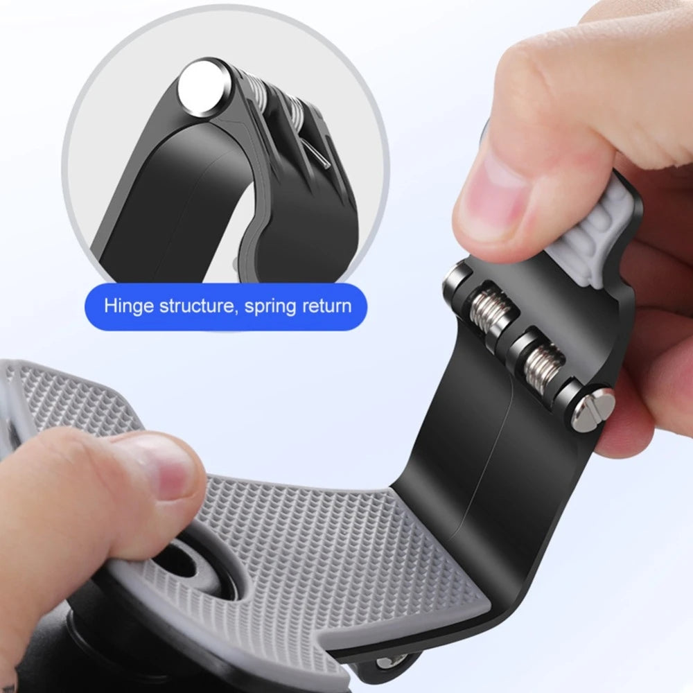 universal 360° Rotatable Car Dashboard Sun Visor Rear View Mirror Mobile Phone Holder Stand  3-7 inch