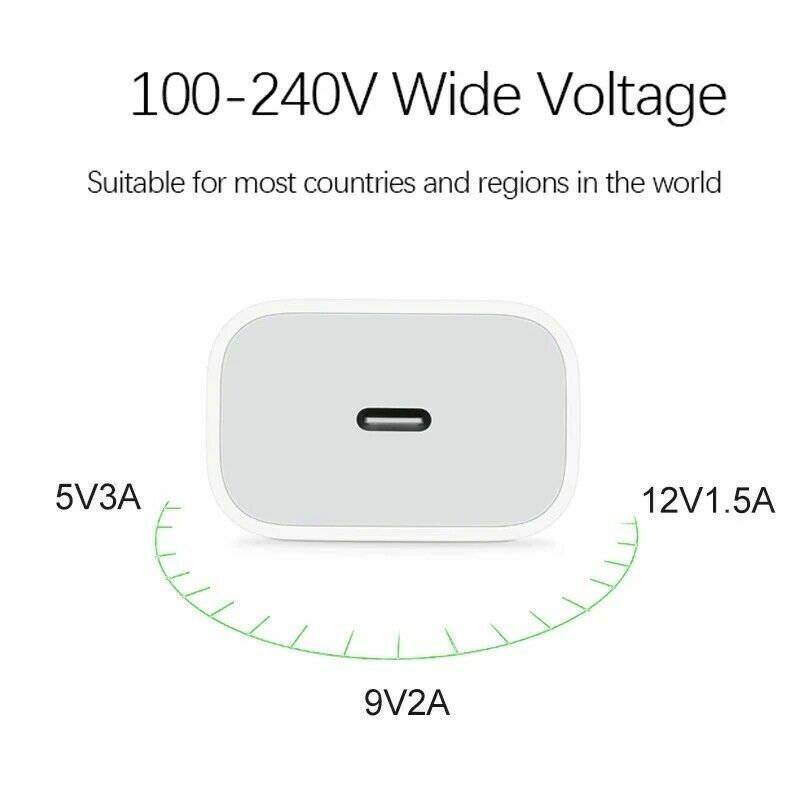 20W USB Type-C Wall Fast Charger PD Power Adapter