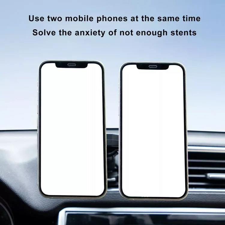 Dual Magnetic Phone Mounts for Cars